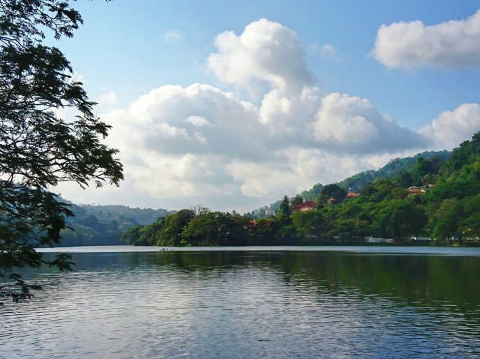 Kandy lake, Kandy city, Sri Lanka