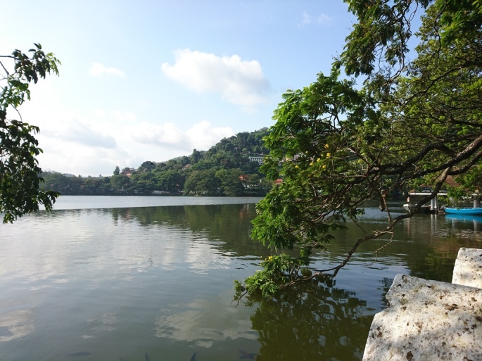 Kandy lake, Kandy city, Sri Lanka
