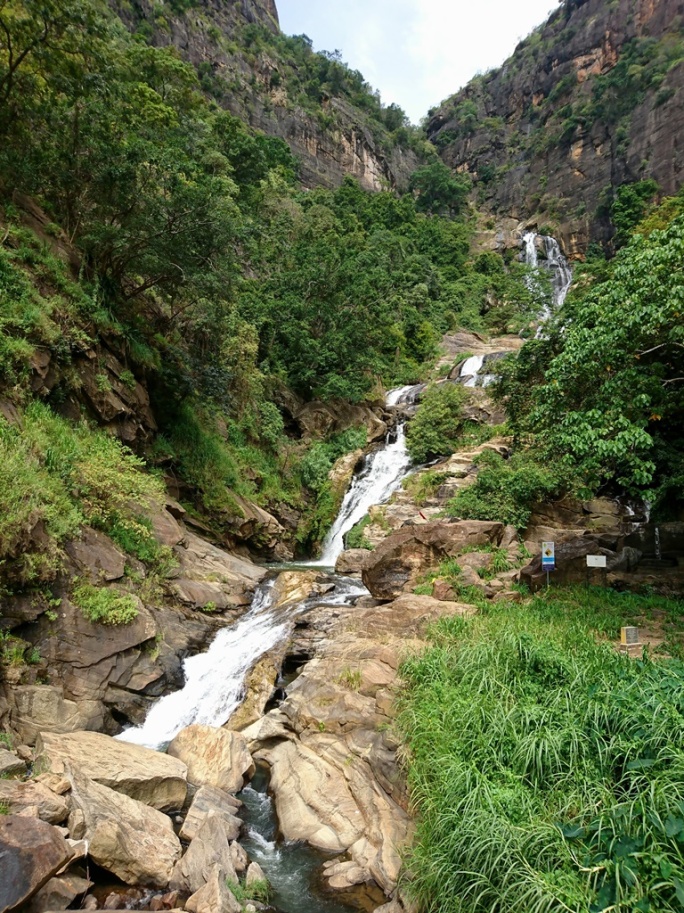 Ella Gap waterfall, Ella, Sri Lanka